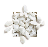 Okrasné kameny Bianco Carrara drť 8-12mm 25 kg