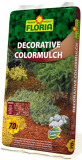 FLORIA Decor. ColorMulch hnědá 70 l