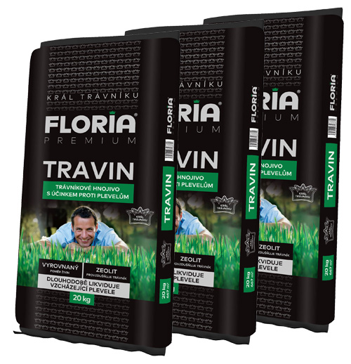 Levně AGRO CS FLORIA PREMIUM trávníkové hnojivo Travin 60 kg + Dárek ZDARMA