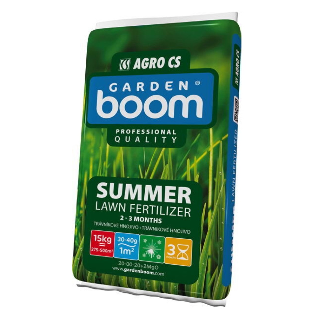 Garden Boom Summer trávníkové hnojivo 15 kg