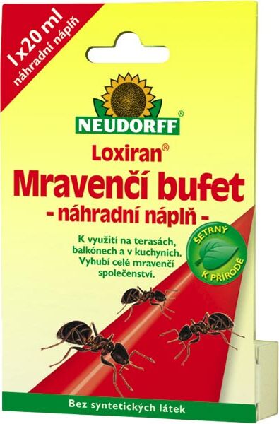 Levně Neudorff Loxiran Mravenčí bufet náhradní náplň 20ml