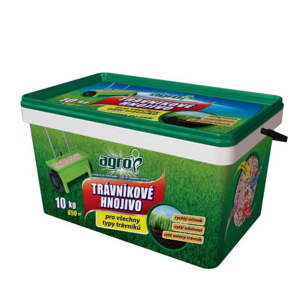 AGRO Trávníkové hnojivo 10 kg kbelík