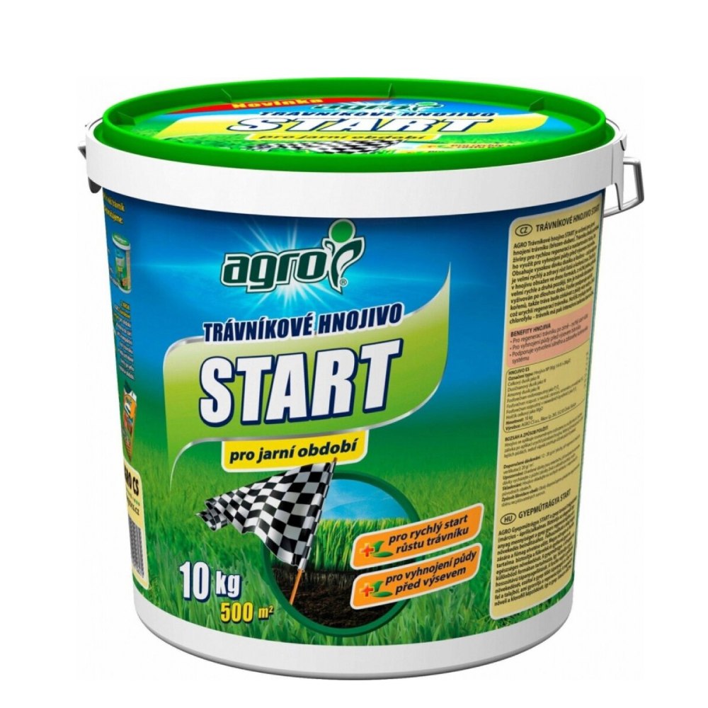 AGRO Trávníkové hnojivo Start 10 kg kbelík