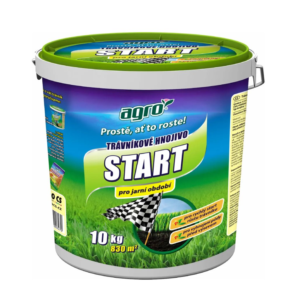 AGRO Trávníkové hnojivo Start 10 kg kbelík