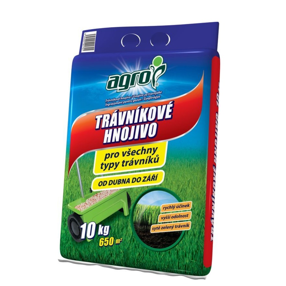 AGRO Trávníkové hnojivo 10 kg pytel