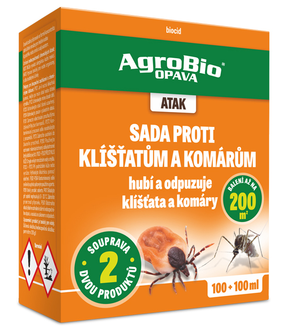 AgroBio Atak- sada proti klíšťatům 100+100 ml