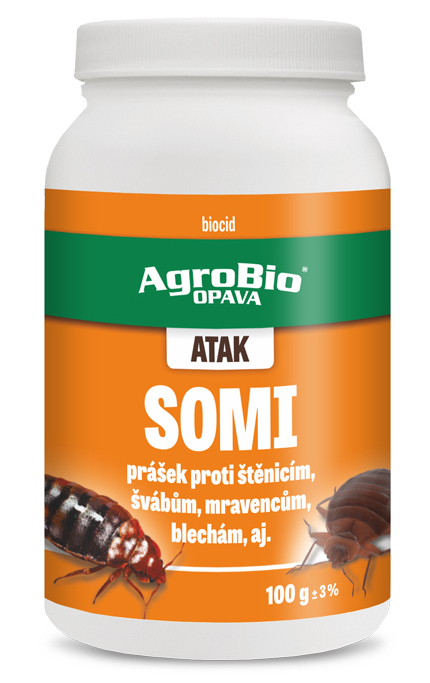 AgroBio Atak- Somi proti štěnicím a švábům 100g