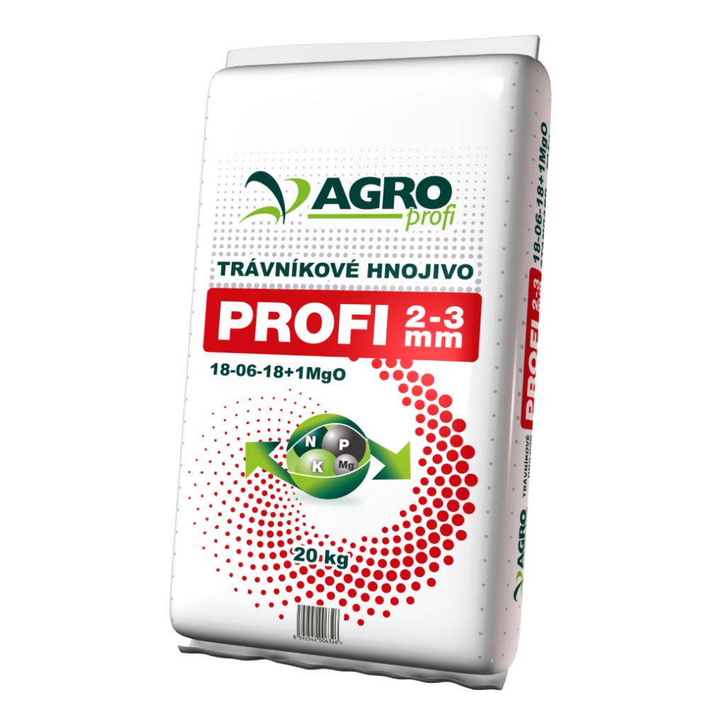 AGRO PROFI Trávníkové hnojivo 18-06-18+1MgO 20 kg