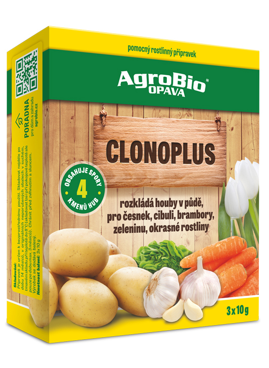 Levně AgroBio Clonoplus 3x10 g - Pro rozložení hub v půdě