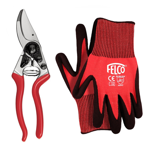 Levně Nůžky FELCO 8 + rukavice XL (dárkový set)