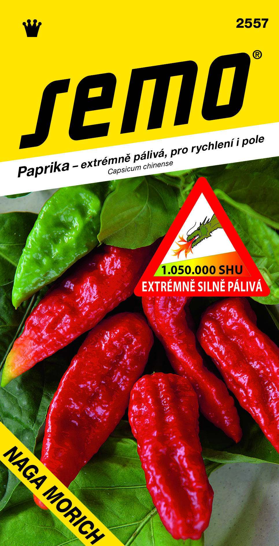 Levně SEMO Paprika NAGA MORICHA - extrémně pálivá