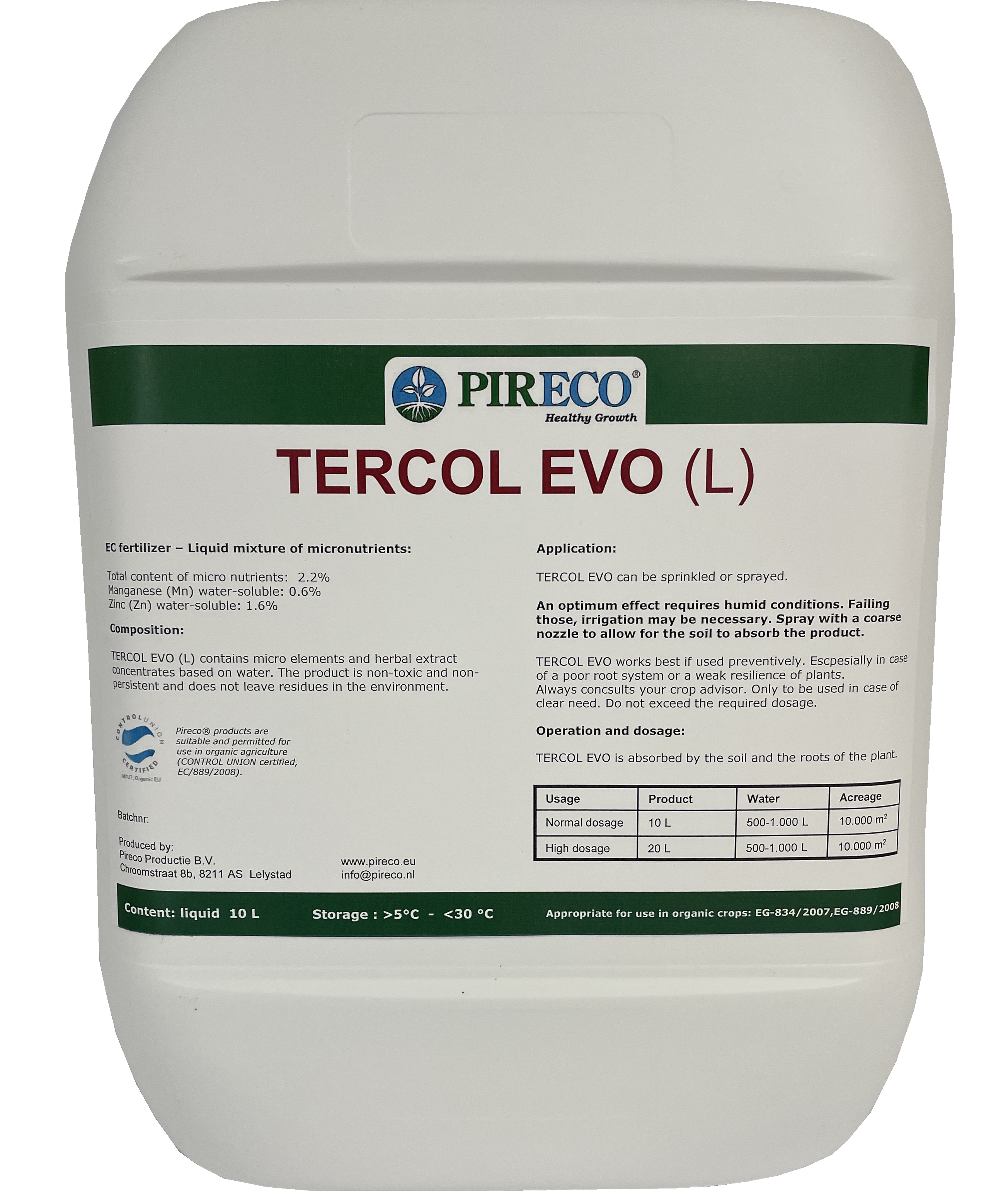 Pireco Tercol EVO 10 l 