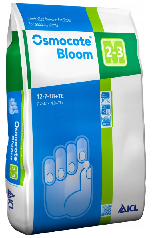 Levně ICL Osmocote Bloom 2-3M 12-07-18+ME 25 kg