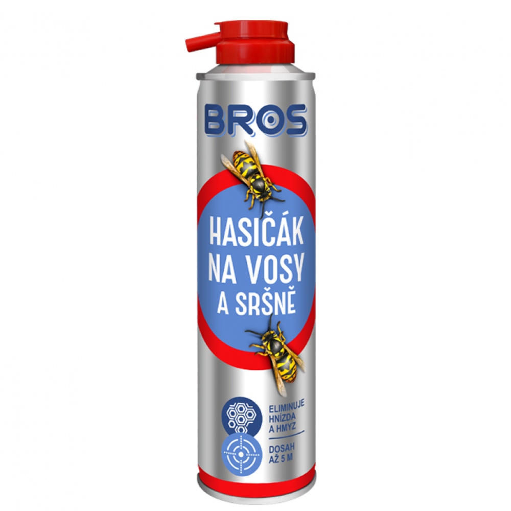 BROS Sprej s hasičákem na vosy a sršně 300 ml