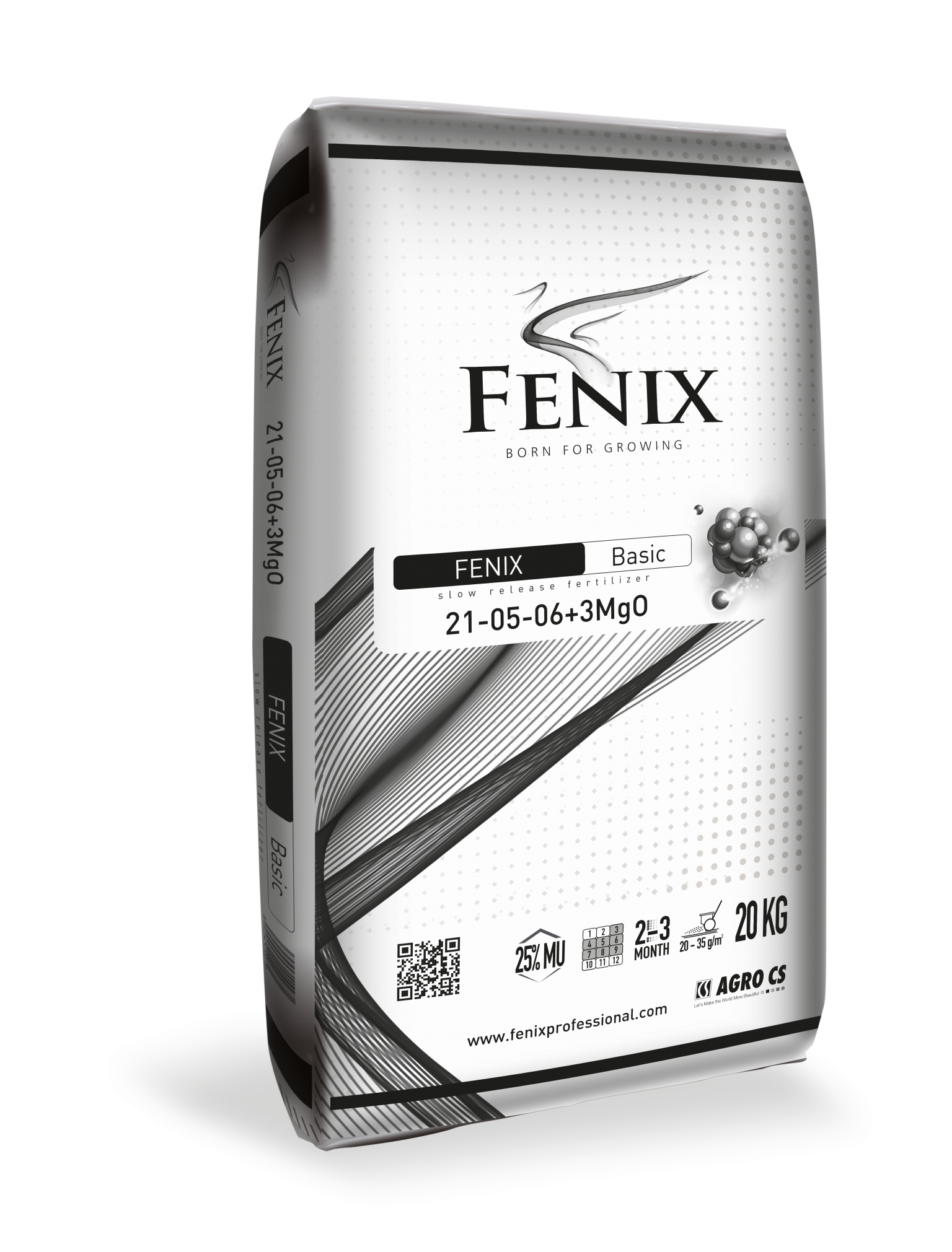 Levně AGRO CS FENIX Basic 21-05-06+3MgO (25 % MU) 20 kg