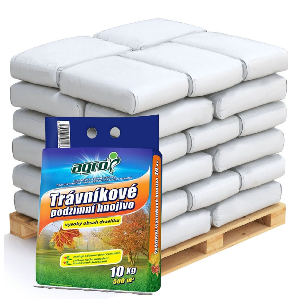 AGRO Podzimní trávníkové hnojivo Paleta 80 x 10 kg