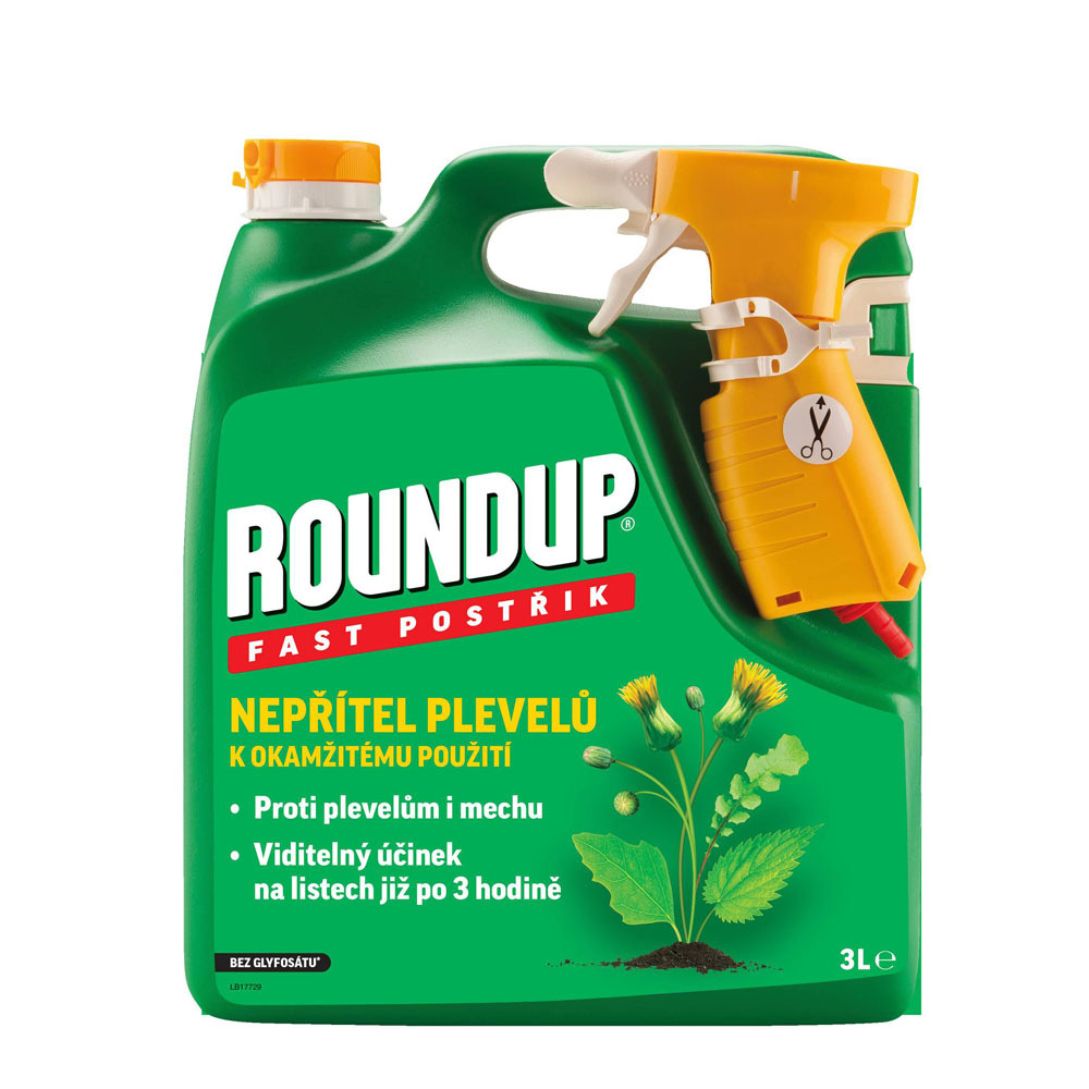 EVERGREEN Roundup Fast herbicid rozprašovač 3 l