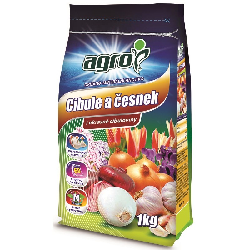 Levně AGRO CS AGRO Organominerální hnojivo cibule a česnek 1 kg