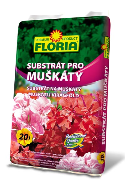 Levně AGRO CS FLORIA substrát pro muškáty 20 l