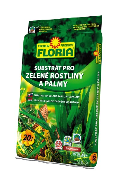 AGRO CS FLORIA substrát pro zelené rostliny 20 l