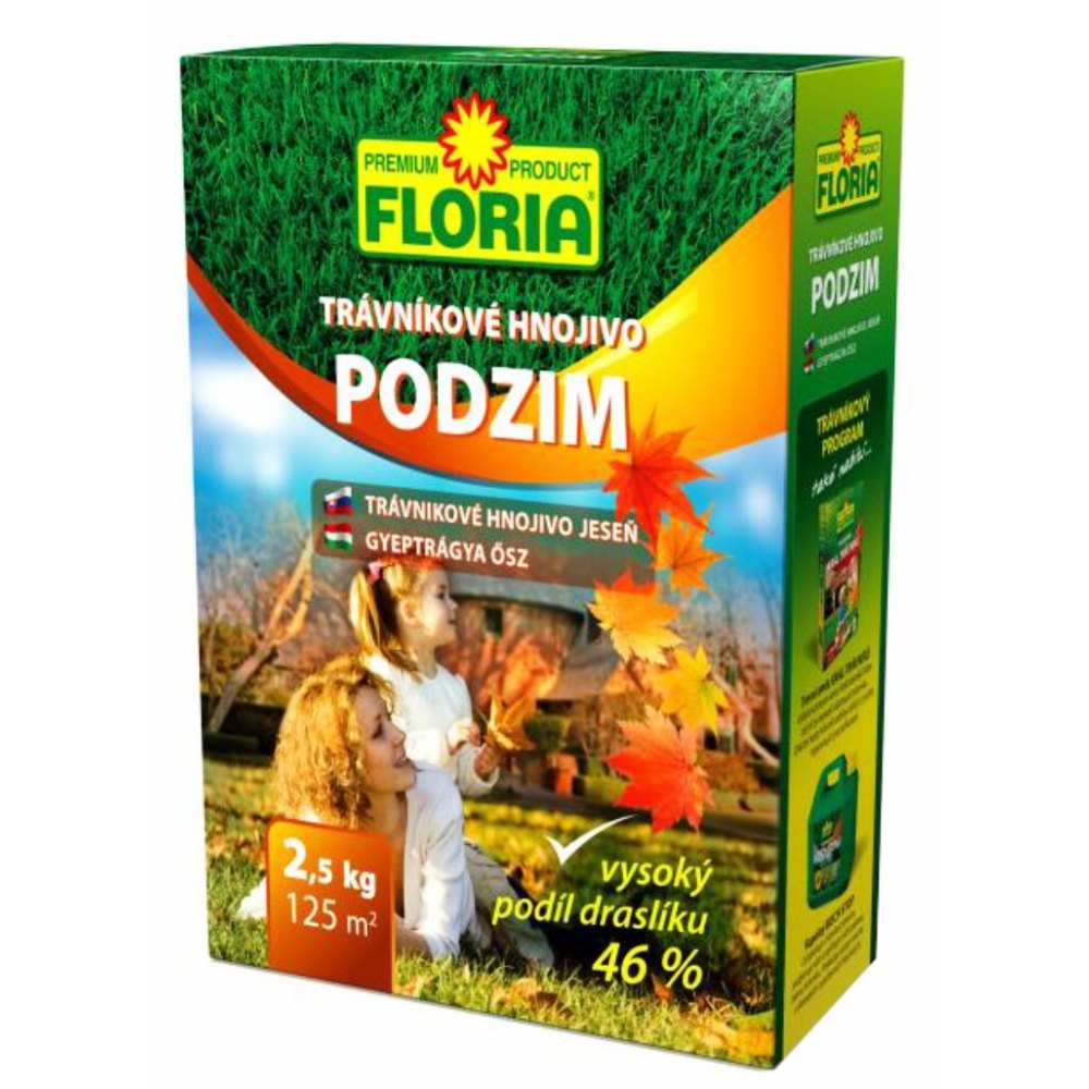 FLORIA Podzimní trávníkové hnojivo 2,5 kg