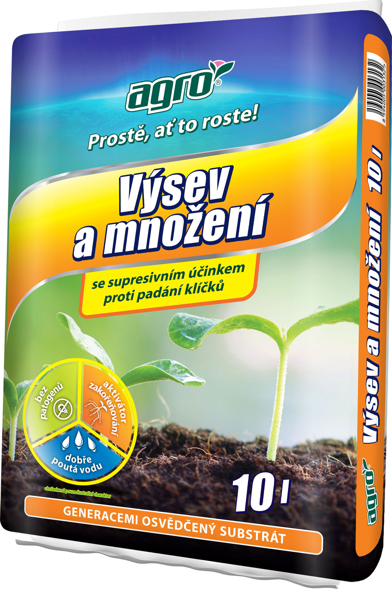 Levně AGRO CS AGRO substrát pro výsev a množení 10 l