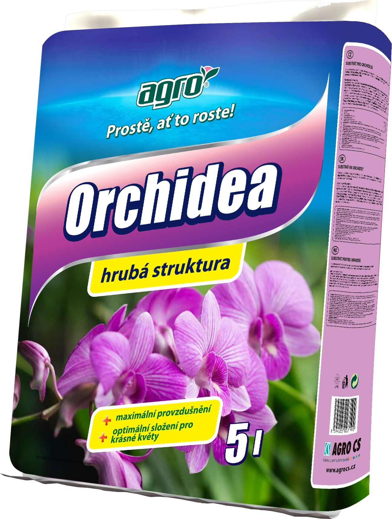 AGRO CS AGRO substrát pro orchideje 5 l