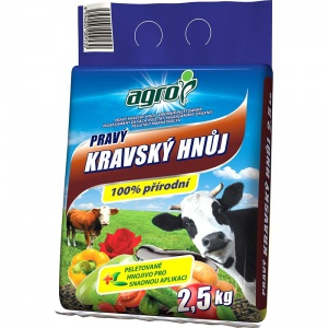 AGRO Pravý kravský hnůj 2,5 kg