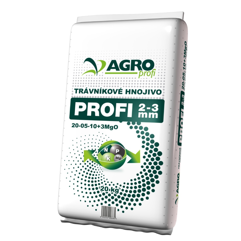 AGRO PROFI Trávníkové hnojivo 20-05-10+3MgO 20 kg