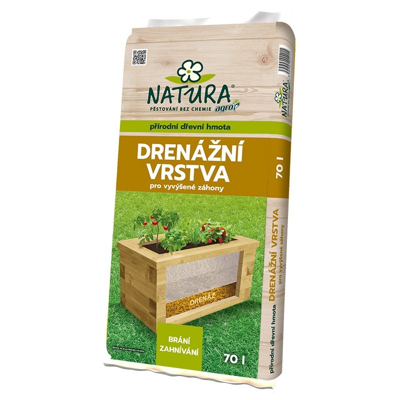 NATURA Drenáž pro vyvýšené záhony 70 l