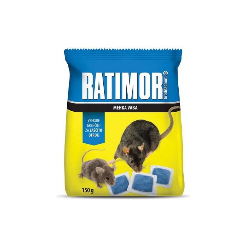 Ratimor-měkká nástraha 150 g sáček