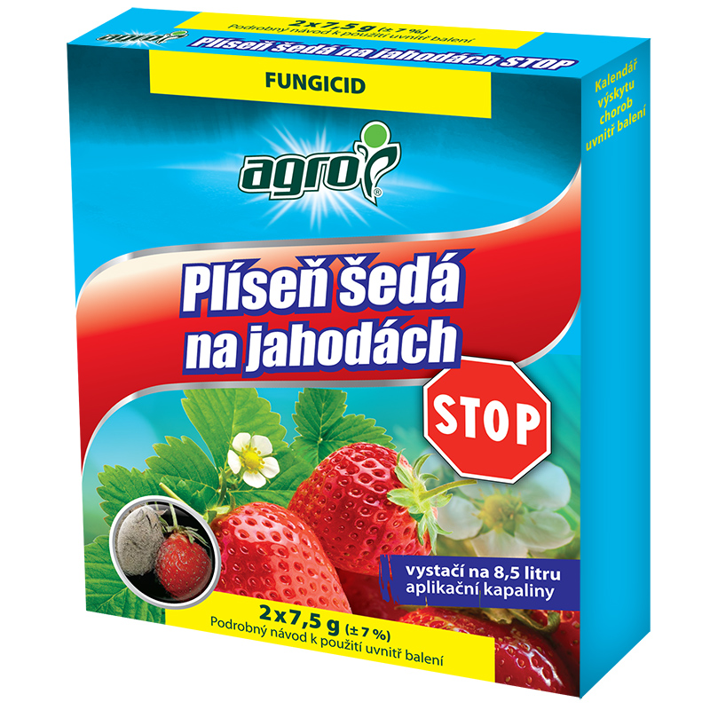 AGRO Plíseň šedá na jahodách STOP 2x 7,5 g