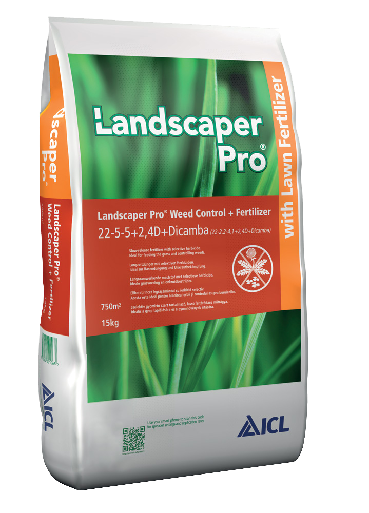 Landscaper Pro Weed Control 15 Kg - 2v1 hnojivo proti plevelům