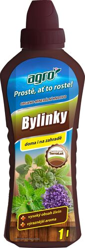 AGRO Organo-minerální kapalné hnojivo na bylinky 1 l