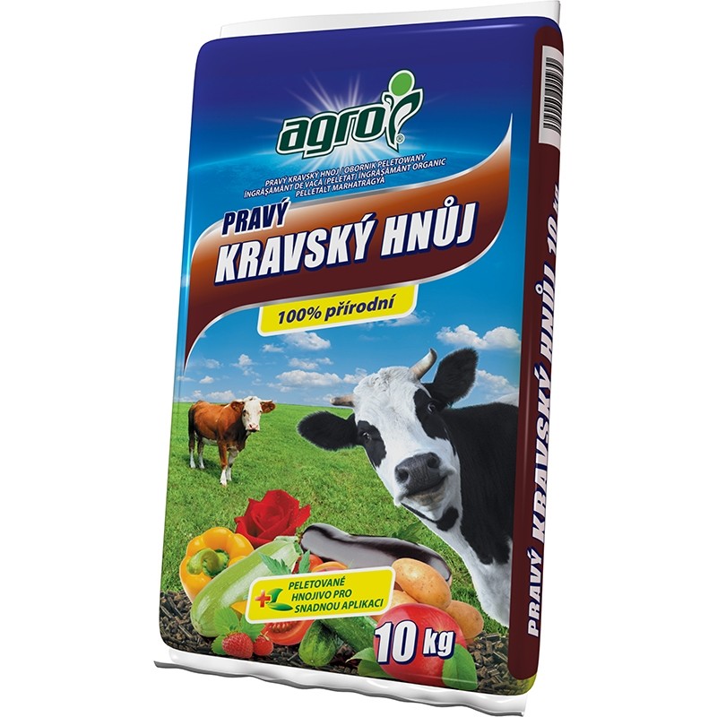 AGRO Pravý kravský hnůj 10 kg