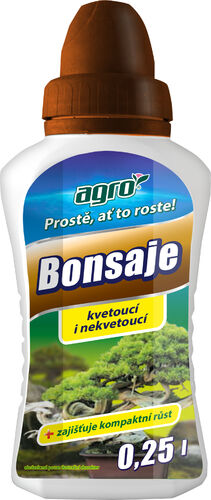 AGRO kapalné hnojivo pro bonsaje 0,25 l 