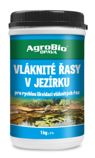 Vláknité řasy v jezírku 1kg 