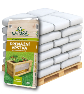 NATURA Drenáž pro vyvýšené záhony Paleta 36 x 70 l