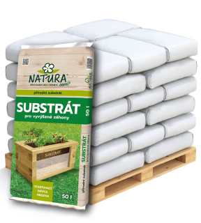 NATURA Substrát pro vyvýšené záhony Paleta 51 x 50 l