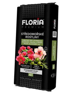 FLORIA PREMIUM Substrát pro středomořské rostliny 40 l